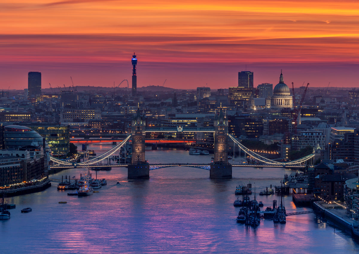 ASize fine art prints London From The Rooftops