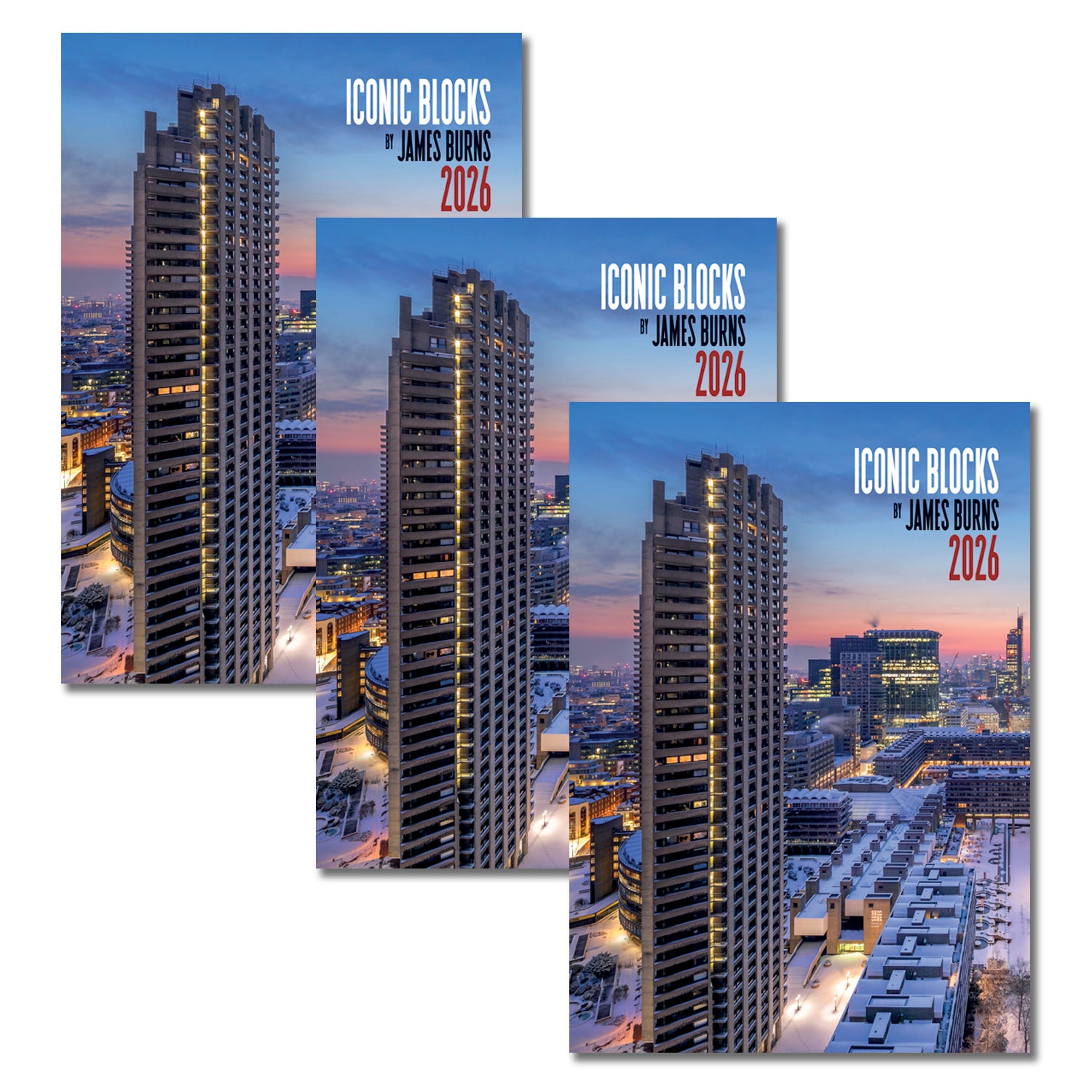 3 Iconic Blocks 2026 Calendar Bundle