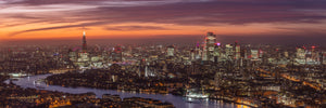 East London Twilight Super Panoramic